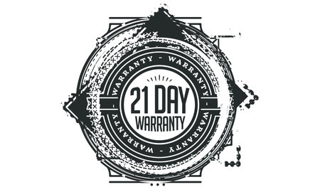 Quality warranty labels collection retro flat circle designのイラスト素材