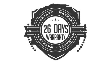 Quality warranty labels collection retro flat circle designのイラスト素材