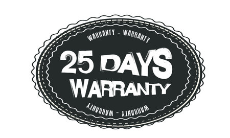 warranty logo icon template design illustrationのイラスト素材