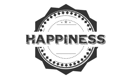 happiness icon logoのイラスト素材