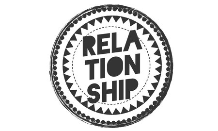 relationship logo iconのイラスト素材