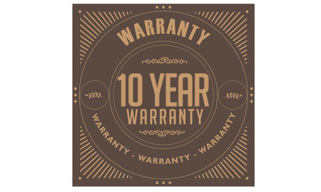 10 year warranty illustration designのイラスト素材