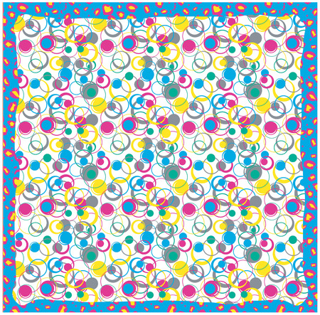 Abstract artistic design with colorful art patternのイラスト素材
