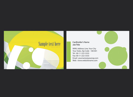 modern name card business companyのイラスト素材