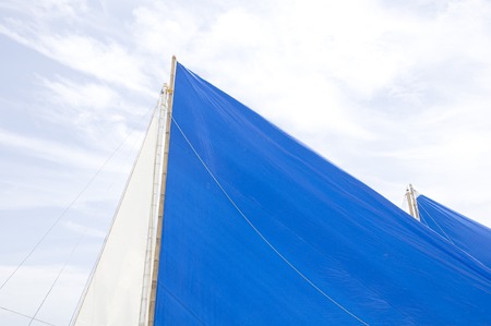 Traditional Sailboats on Boracay beach in Philippinesの写真素材