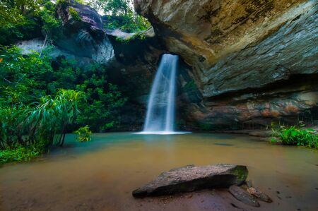 waterfall UbonRatchathaniの写真素材