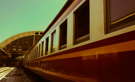 Hua Lamphong Station, Bangkok Railway Stationのeditorial素材