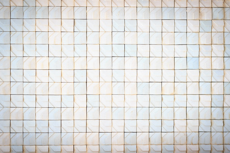 white vintage brick wall backgroundの写真素材