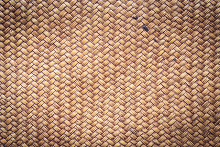 Bamboo rattan weave texture and backgroundの写真素材