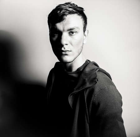 Fashion portrait of a handsome young man