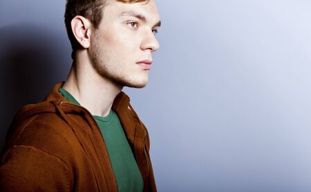 Handsome young man portrait