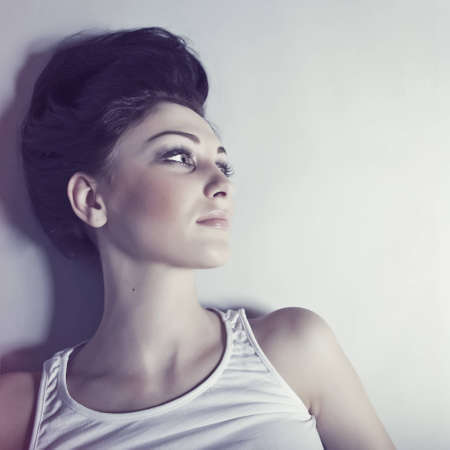 Portrait of sensual woman model