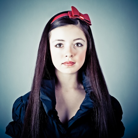 portrait of a sensual fantasy girlの写真素材
