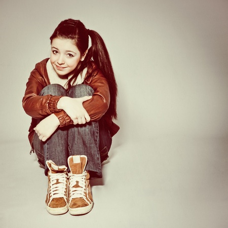 Pretty Teen Girlの写真素材