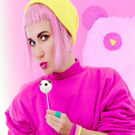 Vanilla girls love Panda Candy.Pastel style