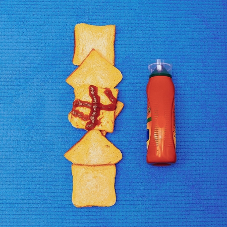 Minimal style. Trash design. Fast food life