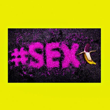 Glitter Text Sex hashtag minimalism fashion design passion