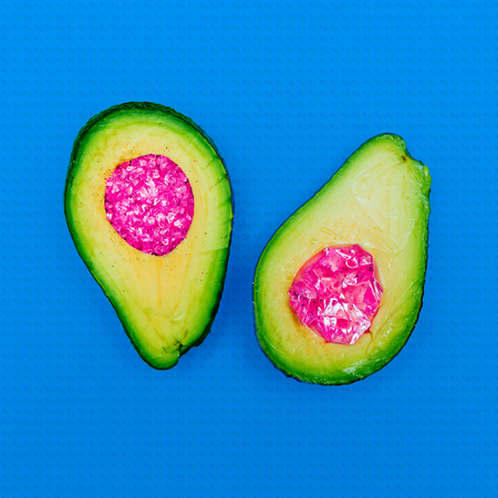Minimal Avocado in abstraction Surreal
Art Still Life Fashion glitter detailsの写真素材