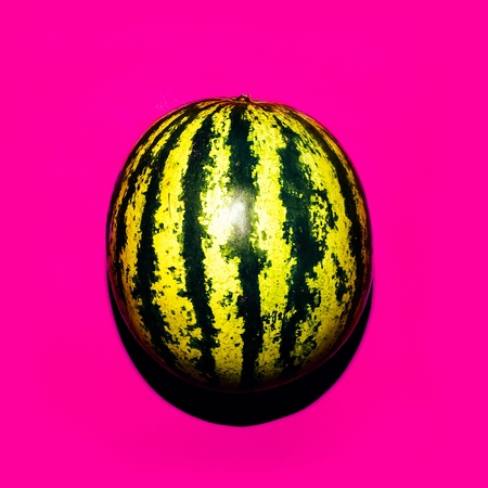 Watermelon. Minimal food ideasの写真素材