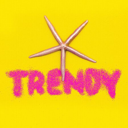 Beach Trend Minimal design fashionの写真素材