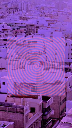 Stylish wallpaper  for smart phones and desktop. City urban street vibesの写真素材