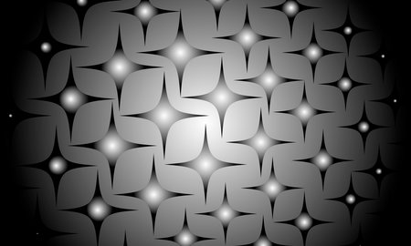 Vector abstract black and white background with stars.のイラスト素材