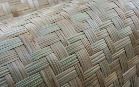 Close up  handicraft  folk mats, Chanthaburi ,Thailand.