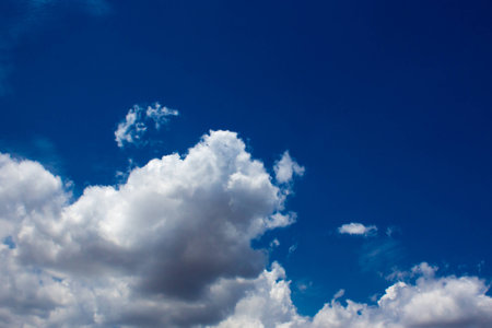 blue sky with cloud