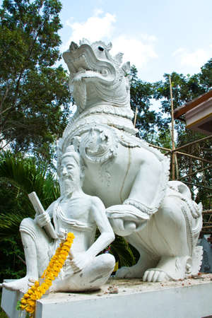 Beautiful and delicate sculptures in Thailandの写真素材