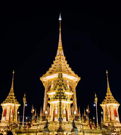 The Royal Cremation Ceremony of His Majesty King Bhumibol Adulyadej to open to public in Sanam Luang Bangkok, Thailand - November 28, 2017のeditorial素材