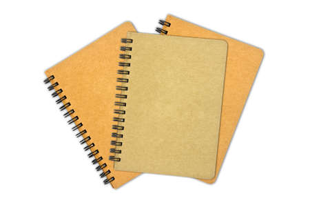 notebooks isolated on white の写真素材