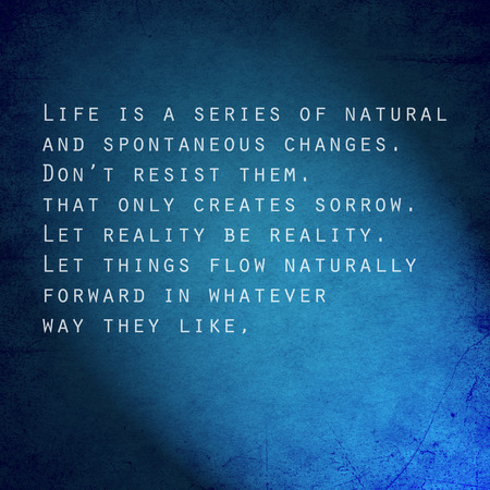 Inspirational Motivational Life Quote by Lao Tzu on Background Design.の写真素材