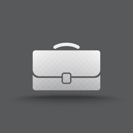 Vector of transparent business briefcase icon on isolated backgroundのイラスト素材