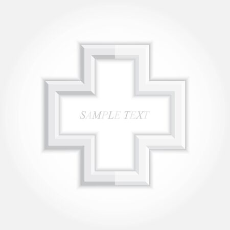 3d abstract background and icon designのイラスト素材