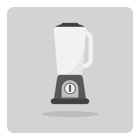Vector of flat icon, electric blender on isolated backgroundのイラスト素材