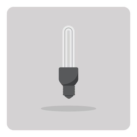 Vector of flat icon light bulb on isolated backgroundのイラスト素材