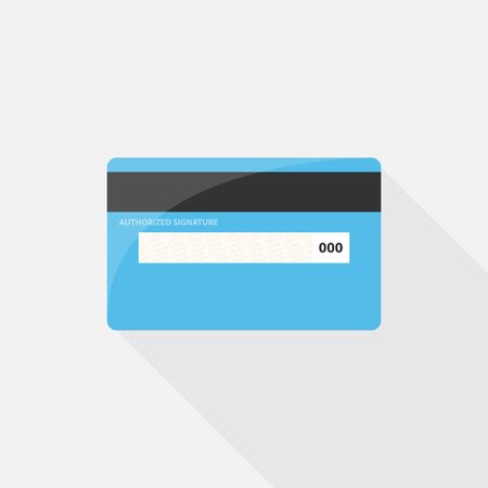 Credit card, Money concept, Vector design of flat icon on isolated background.のイラスト素材