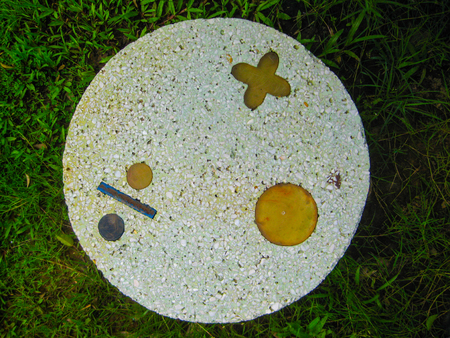 Marble benchの写真素材