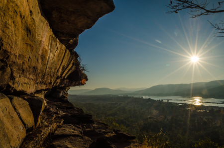River cliffの写真素材