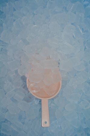 Ice in the bucketの写真素材