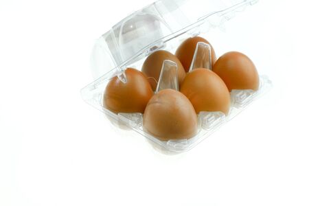 eggs isolated on white background
