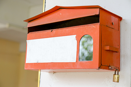 red mailboxの写真素材