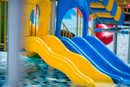 Water Park with pool swimの写真素材