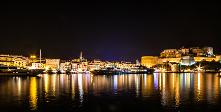 Calvi by nightの写真素材