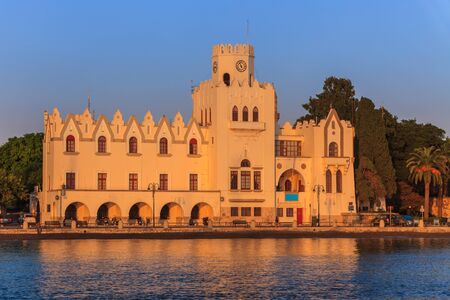 the municipal building of Kos town at Kos island in Greeceのeditorial素材
