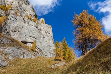 White Valley in the Bucegi Mountains Romaniaの写真素材
