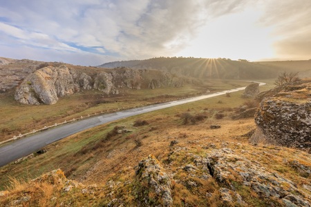 Dobrogea Gorges, Romaniaの写真素材