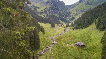 rustic house in Valea Rea. Fagaras Mountains, Romania
