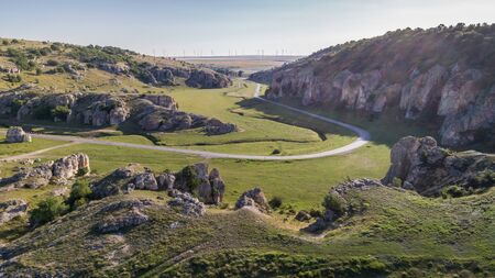 sunrise in Dobrogea Gorges (Cheile Dobrogei), Romania