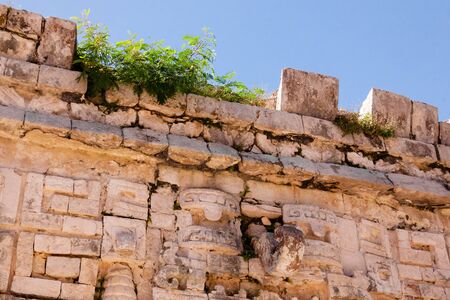 Ancient mayan ruins in chichen itza, Mexicoの写真素材